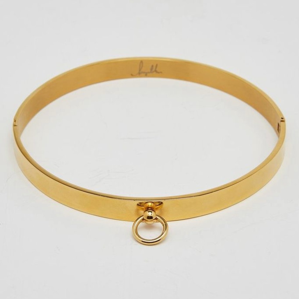 New Bagatiba Gold O ring Collar Choker necklace
